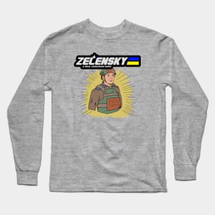 Zelensky Ukraine Hero Long Sleeve T-Shirt